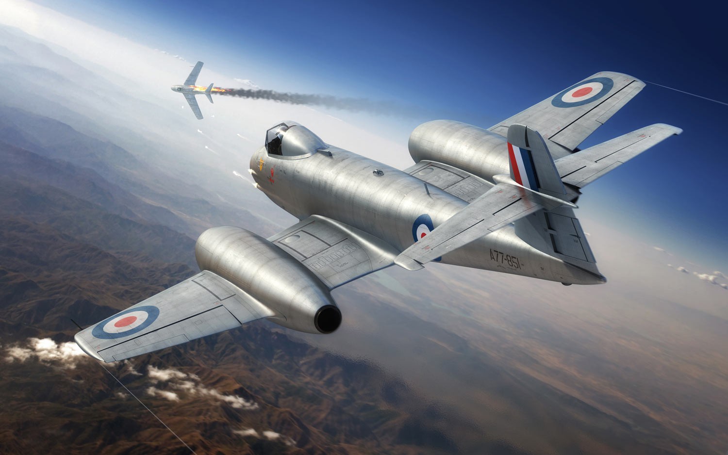 Air-A09184 - 1:48 Gloster Meteor F8, Korean War