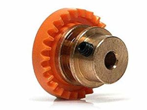 SI-GI25-Bz - Slot.it Crown Gear Inline 25 Teeth Brass (1)