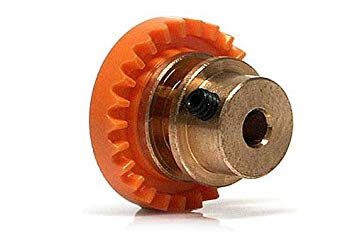 SI-GI25-Bz - Slot.it Crown Gear Inline 25 Teeth Brass (1)