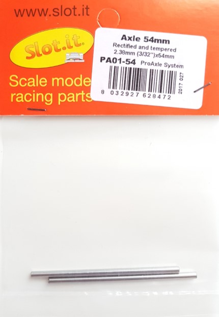 SI-PA01-54 - Slot.it Axle 54mm Rectified and tempered 2.38mm(3/32') (2pcs) - Image 2
