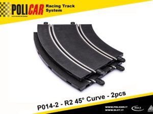 PC-P014-2 - Policar R2 45° Curve - 2pcs