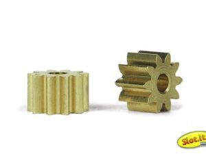 SI-PS10 - Slot.it Pinion Gears Sidewinder 6.5mm Z10 Brass (2)