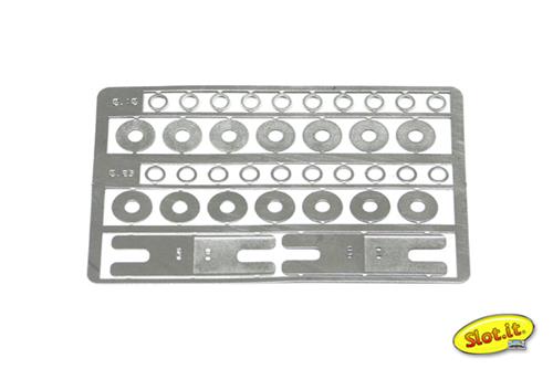 SI-PA47 - Set of Spacers for Hubs & Bushings 0.10 / 0.25mm thick