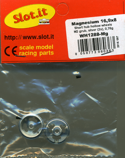 SI-W16908215M - Magnesium 16.9x8.2x1.5 Hubs M2 grub, Silver (2) - Image 2
