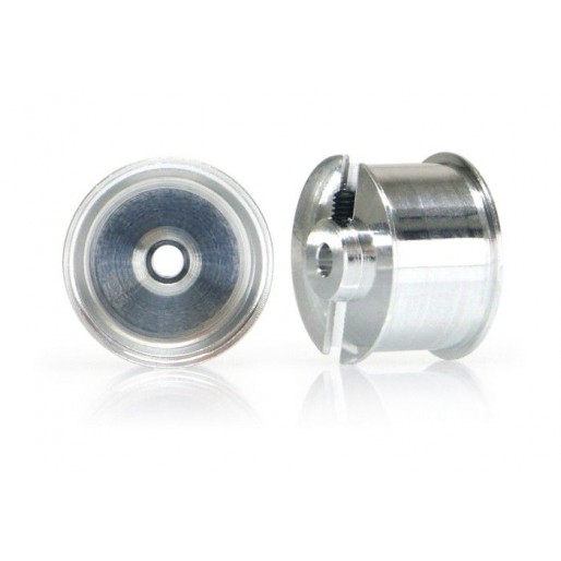 SI-W15009515A - Aluminium 15.0x9.5x1.5 Hubs for Sponge tyres M2 grub, Silver (2)