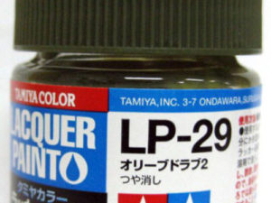 Tam82129 - Tamiya Lacquer Paint - LP-29 Olive Drab 2 (10ml)