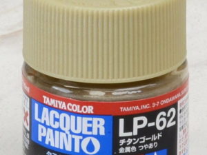 Tam82162 - Tamiya Lacquer Paint - LP-62 Titanium Gold (10ml)