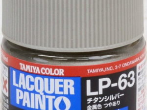 Tam82163 - Tamiya Lacquer Paint - LP-63 Titanium Silver (10ml)