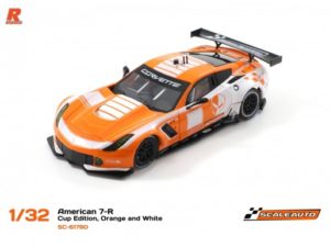 SC-6179d Chevrolet Corvette C7-R Cup Edition Orange / White