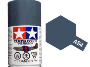 Tam86504 - Tamiya Spray Paint AS-4 Gray Violet (Luftwaffe) - (For Hard Plastic) (100ml)