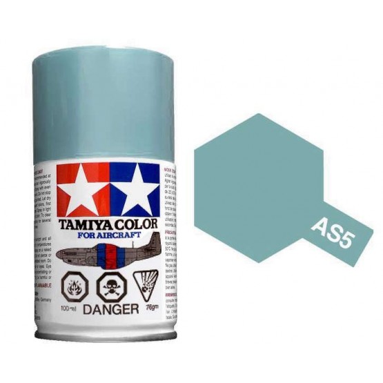 Tam86505 - Tamiya Spray Paint AS-5 Light Blue - (For Hard Plastic) (100ml)