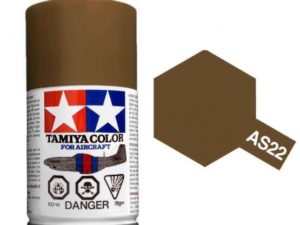 Tam86522 - Tamiya Spray Paint AS-22 Dark Earth - (For Hard Plastic) (100ml)