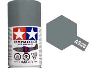 Tam86528 - Tamiya Spray Paint AS-28 Medium Gray - (For Hard Plastic) (100ml)