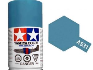 Tam86531 - Tamiya Spray Paint AS-31 Ocean Grey 2 RAF - (For Hard Plastic) (100ml)