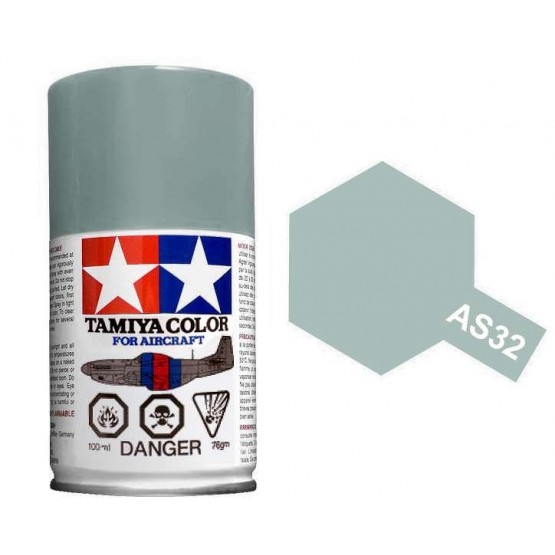 Tam86532 - Tamiya Spray Paint AS-32 Medium Sea Grey 2 RAF - (For Hard Plastic) (100ml)