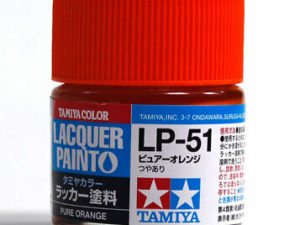 Tam82151 - Tamiya Lacquer Paint - LP-51 Pure Orange (10ml)