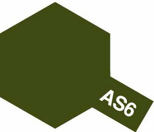 Tam86506 - Tamiya Spray Paint AS-6 Olive Drab (USAAF) - (For Hard Plastic) (100ml) - Image 2
