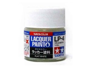 Tam82104 - Tamiya Lacquer Paint - LP-4 Flat White (10ml)
