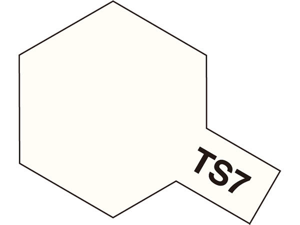 Tam85007 - Tamiya Spray Paint TS-7 Racing White (For Hard Plastic) (100ml) - Image 2