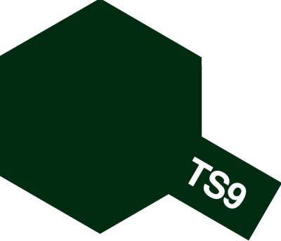 Tam85009 - Tamiya Spray Paint TS-9 British Green (For Hard Plastic) (100ml) - Image 2