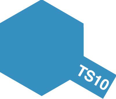 Tam85010 - Tamiya Spray Paint TS-10 French Blue (For Hard Plastic) (100ml) - Image 2