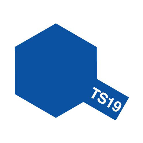 Tam85019 - Tamiya Spray Paint TS-19 Metallic Blue (For Hard Plastic) (100ml) - Image 2