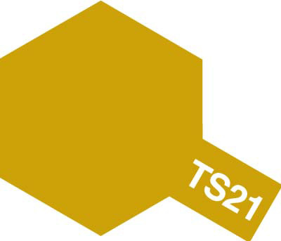 Tam85021 - Tamiya Spray Paint TS-21 Gold (For Hard Plastic) (100ml) - Image 2