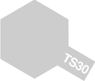 Tam85030 - Tamiya Spray Paint TS-30 Silver Leaf (For Hard Plastic) (100ml) - Image 2