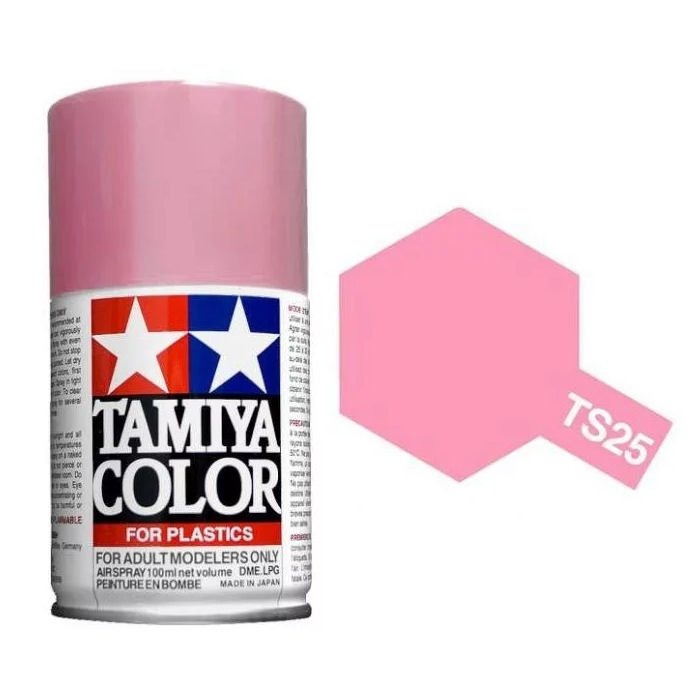 Tam85025 - Tamiya Spray Paint TS-25 Pink (For Hard Plastic) (100ml)