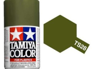 Tam85028 - Tamiya Spray Paint TS-28 Olive Drab 2 (For Hard Plastic) (100ml)