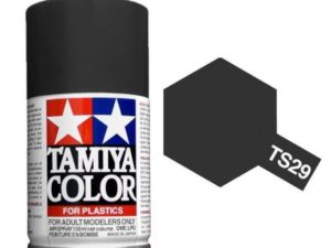 Tam85029 - Tamiya Spray Paint TS-29 Semi Gloss Black (For Hard Plastic) (100ml)