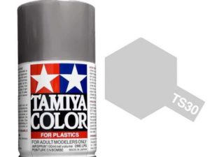 Tam85030 - Tamiya Spray Paint TS-30 Silver Leaf (For Hard Plastic) (100ml)