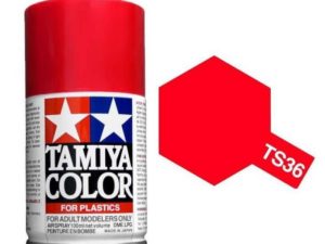 Tam85036 - Tamiya Spray Paint TS-36 Fluorescent Red (For Hard Plastic) (100ml)