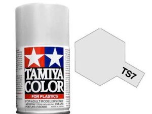 Tam85007 - Tamiya Spray Paint TS-7 Racing White (For Hard Plastic) (100ml)