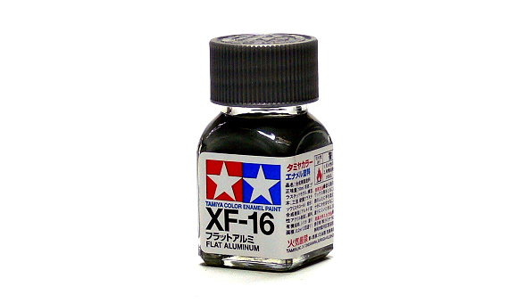 Tam80316 - Tamiya XF-16 Flat Aluminum Enamel Paint (10ml)