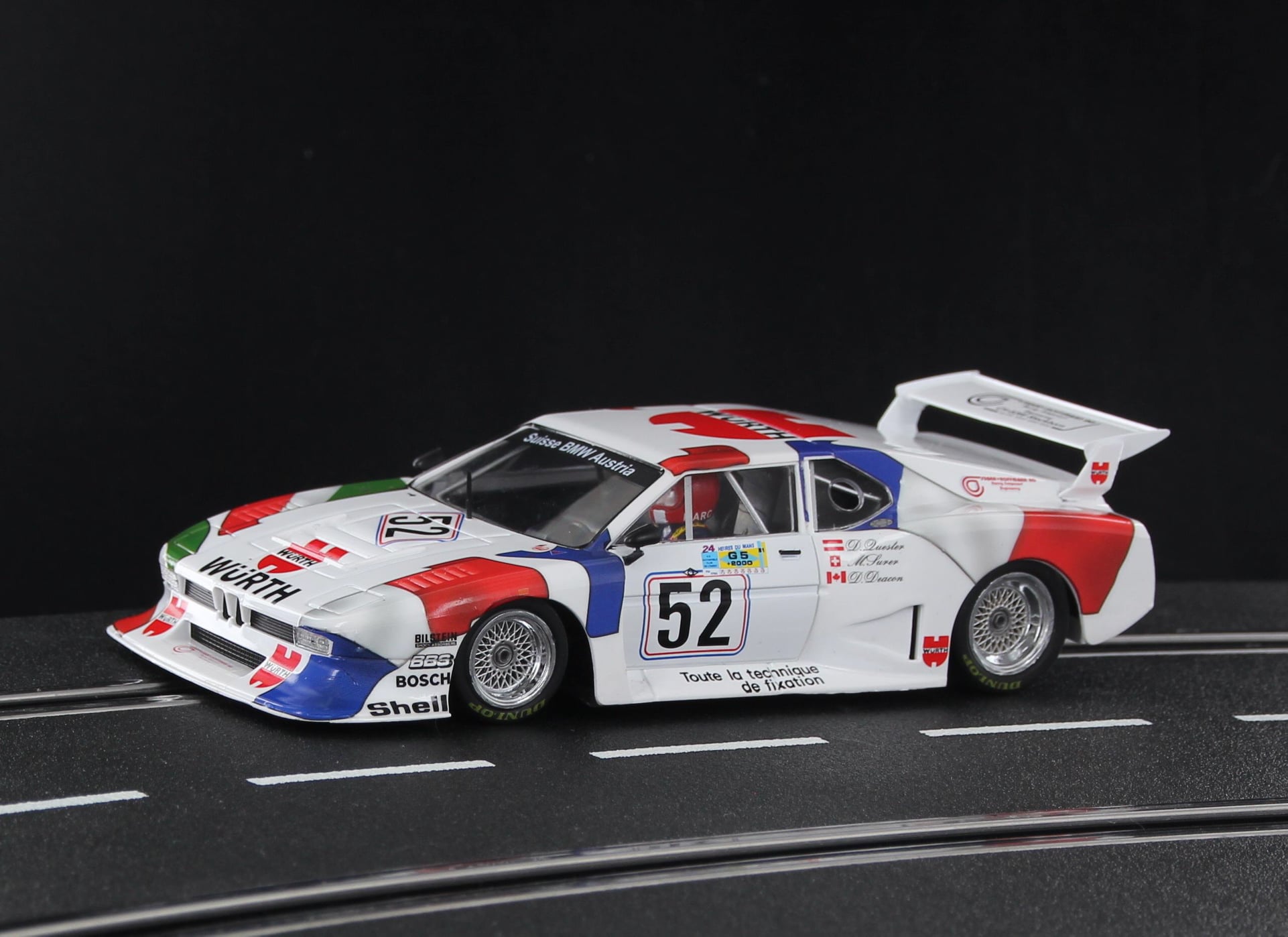 SW-SW65 - BMW M1 Turbo Gr.5 Wurth Team Sauber - #52 Le Mans 24hrs 1981