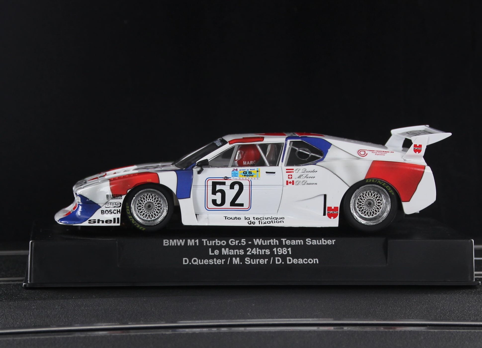 SW-SW65 - BMW M1 Turbo Gr.5 Wurth Team Sauber - #52 Le Mans 24hrs 1981 - Image 4