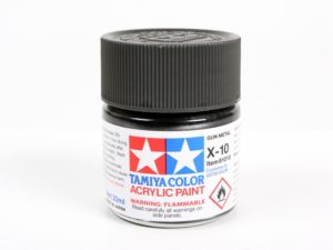 Tam81010 - X-10 Gun Metal Acrylic Paint