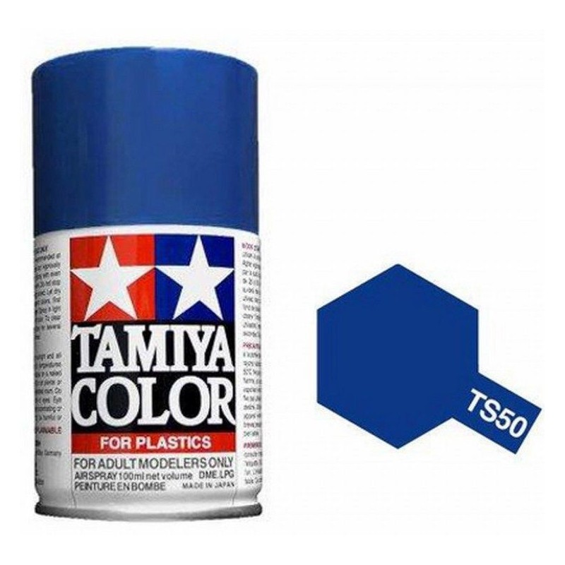 Tam85050 - Tamiya Spray Paint TS-50 Mica Blue (For Hard Plastic) (100ml)