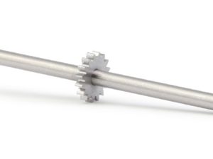 PC-PGS8018 - Rear Axle 51mm Length with Pre-assembled Steel 18t Gear