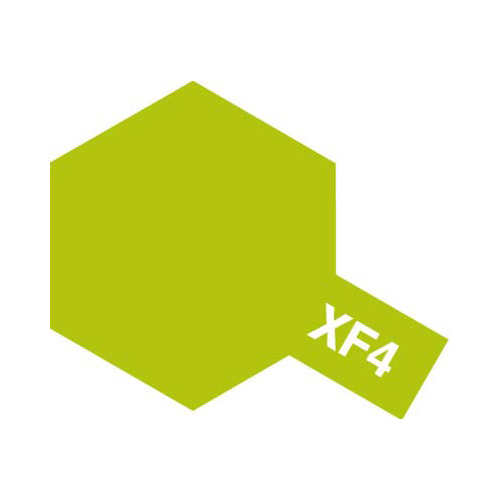 Tam80304 - Tamiya XF-4 Yellow Green Enamel Paint (10ml) - Image 2