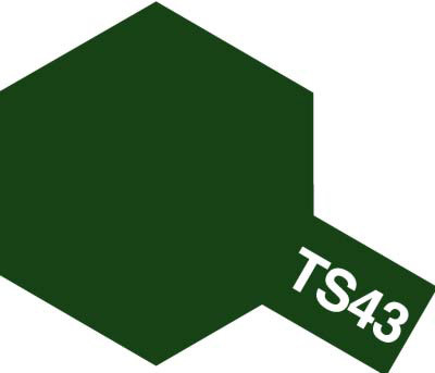 Tam85043 - Tamiya Spray Paint TS-43 Racing Green (For Hard Plastic) (100ml) - Image 2