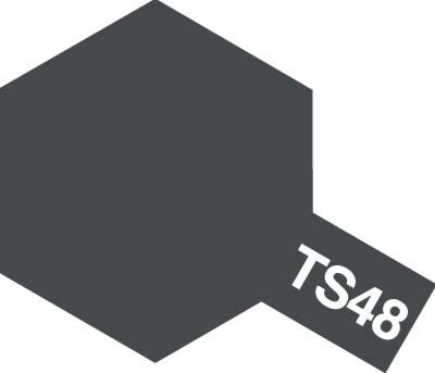 Tam85048 - Tamiya Spray Paint TS-48 Gunship Grey (For Hard Plastic) (100ml) - Image 2