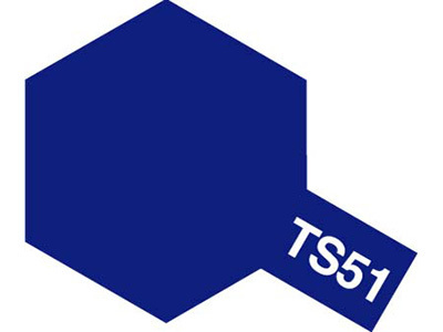 Tam85051 - Tamiya Spray Paint TS-51 Racing Blue (For Hard Plastic) (100ml) - Image 2