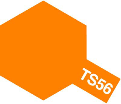 Tam85056 - Tamiya Spray Paint TS-56 Brilliant Orange (For Hard Plastic) (100ml) - Image 2