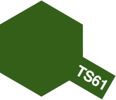 Tam85061 - Tamiya Spray Paint TS-61 NATO Green (For Hard Plastic) (100ml) - Image 2