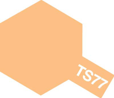 Tam85077 - Tamiya Spray Paint TS-77 Flat Flesh (For Hard Plastic) (100ml) - Image 2