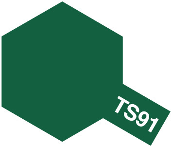 Tam85091 - Tamiya Spray Paint TS-91 Dark Green "JGSDF" (For Hard Plastic) (100ml) - Image 2