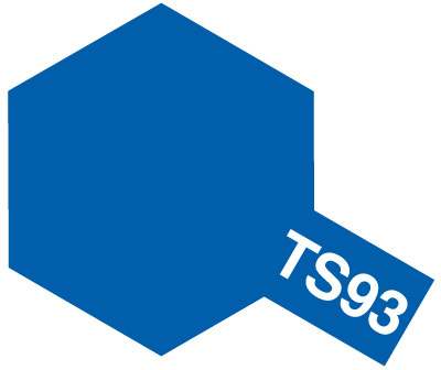 Tam85093 - Tamiya Spray Paint TS-93 Pure Blue (For Hard Plastic) (100ml) - Image 2
