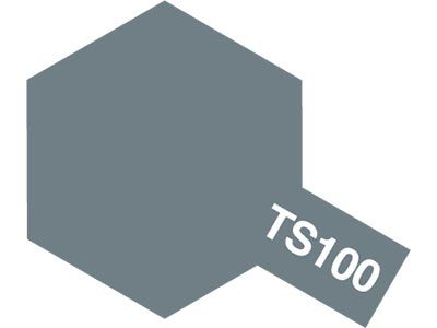 Tam85100 - Tamiya Spray Paint TS100 Semi Gloss Bright Gun Metal (For Hard Plastic) (100ml) - Image 2